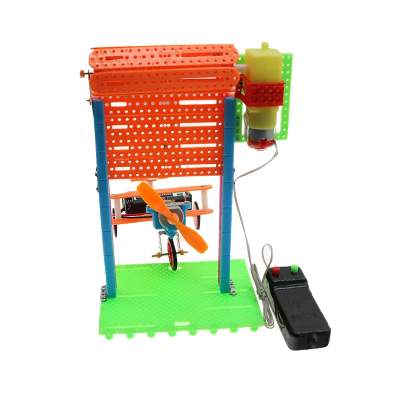 Electric Rolling Shutter Teaching Aids Durable Electric Rolling Gate Learning Toy for Boys Girls Age 3-12 Science Study
