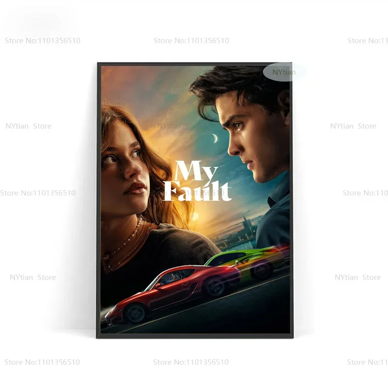 vMy Fault Culpa Mia 2023 Movie Film Modern Poster and Prints Wall Art Picture Canvas Painting For Living Room Home Decor