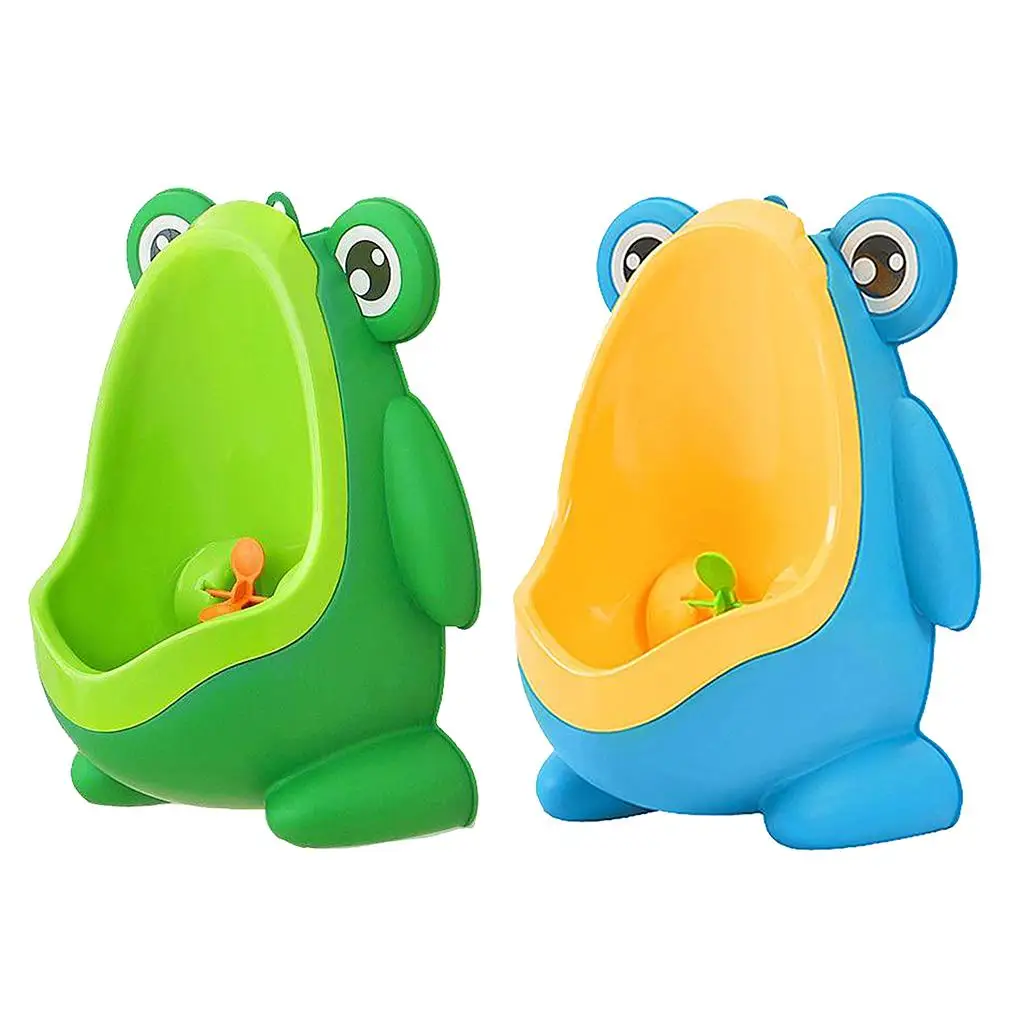 Frog Little  Pee Toilet Children Training Potty Urinal Wall Mounted