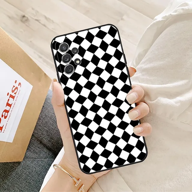 Checker Board Lattice Mobile Phone Case Shockproof Ultra-thin