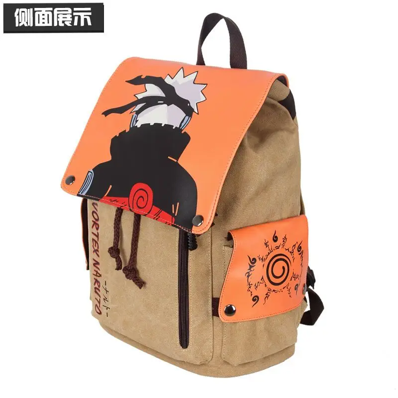 Naruto Anime Peripheral Two-dimensional Backpack Large Capacity Rucksack Primary and Secondary School Student School Bag