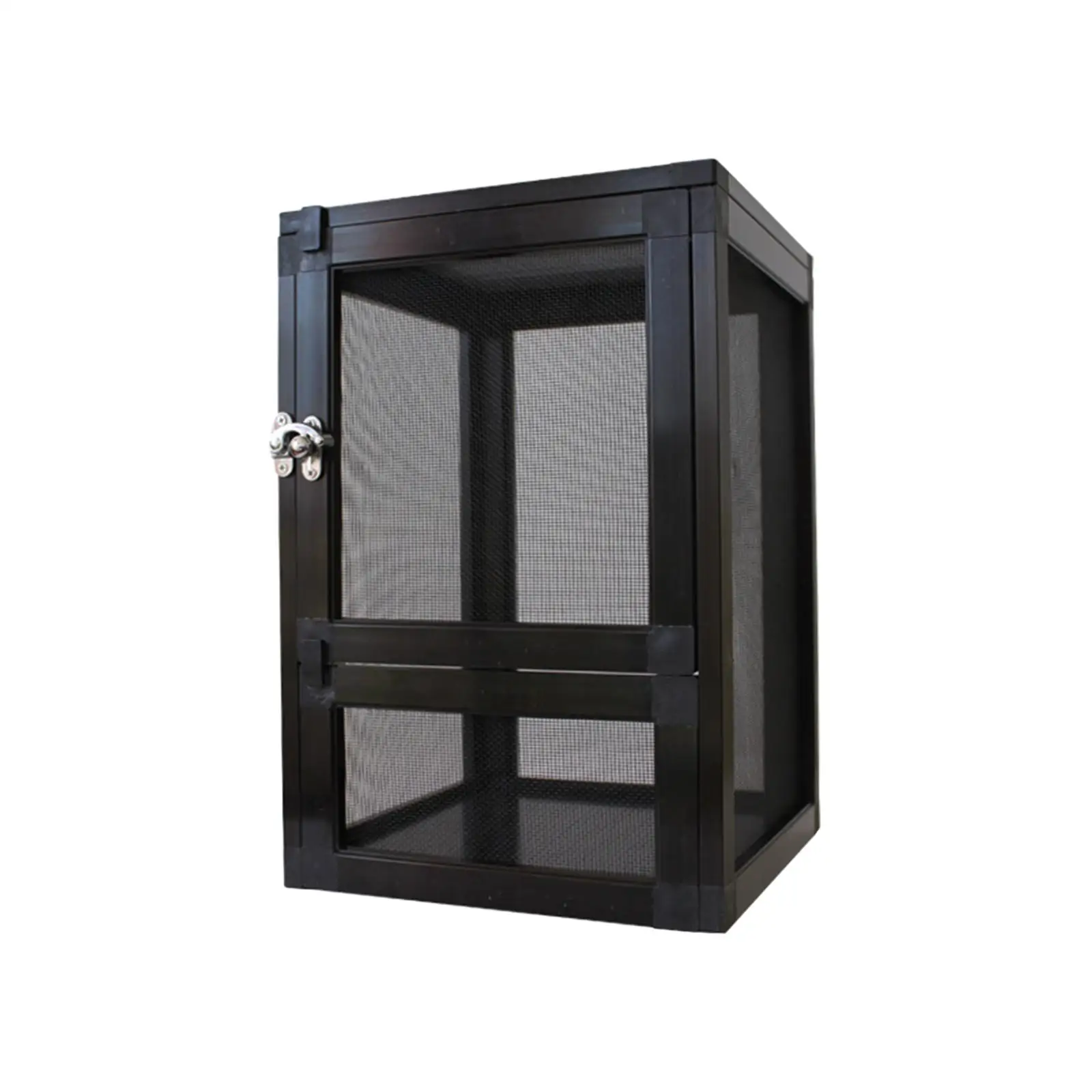 Air Screen Cages Ventilation Feeding Breeding Box Reptile Cage Reptiles Habitat for Frog Butterflies Transport Turtle Spiders