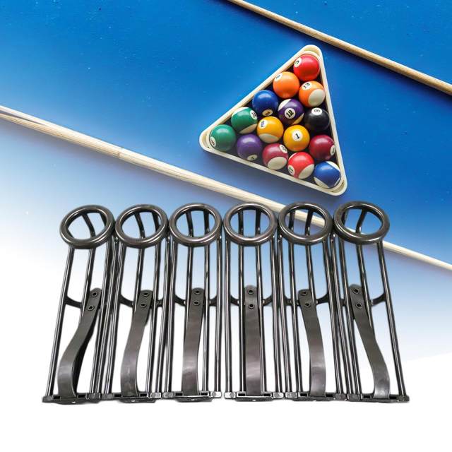 Lot De 6 Inserts De Poches Pour Table De Billard KOMBIUDA - Antidérapants - Améliore La Précision