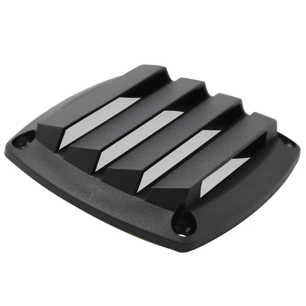 New Black Louvered Vents Ventilation  for 3 Inch Boat Parts