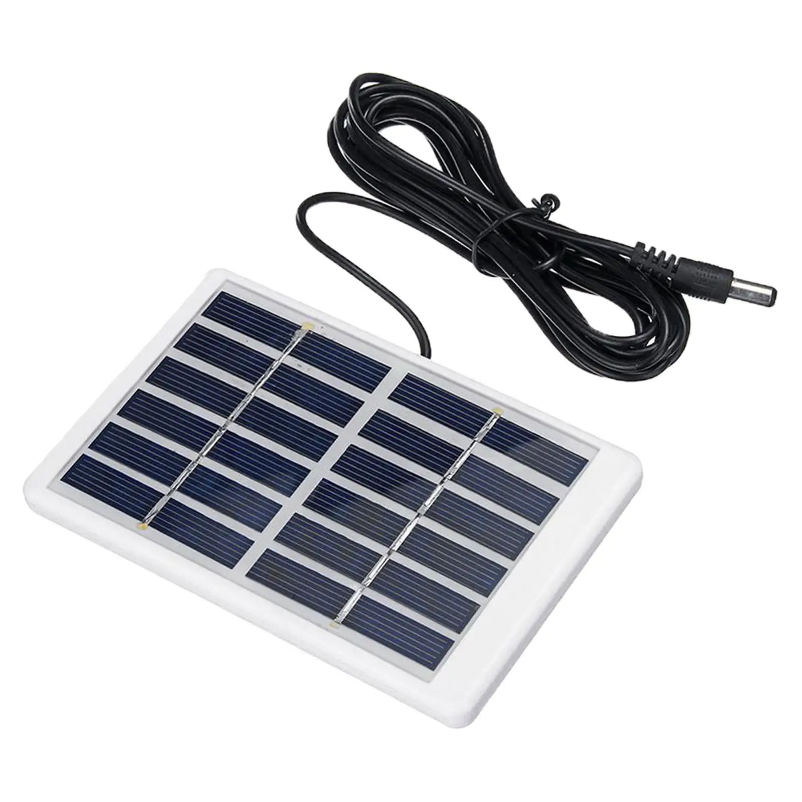 Portable DIY Battery Power Charge Module Solar Panel Charger Phone 3 Meters DC Cable Charger Polycrystalline DIY Mini Small
