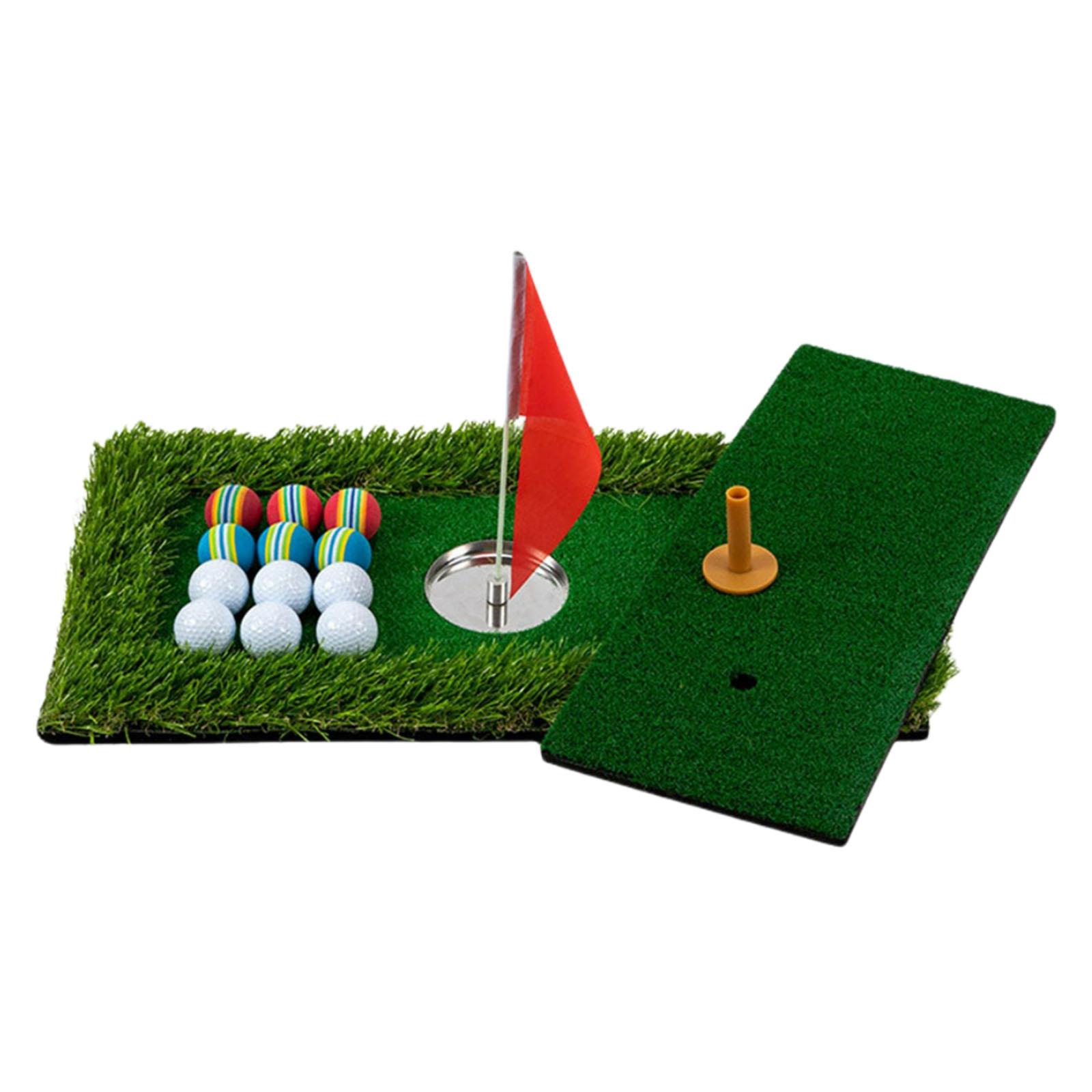 Floating Golf Green Backyard Golf Game Putting Mat Training Turf Aids for Lake Swimming Pool Pond Outdoor Water Sport 60x30x4cm