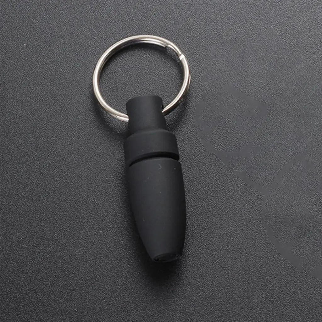  Black Cigar Puncher Keychain Cutter Opener Travel Present Accessories