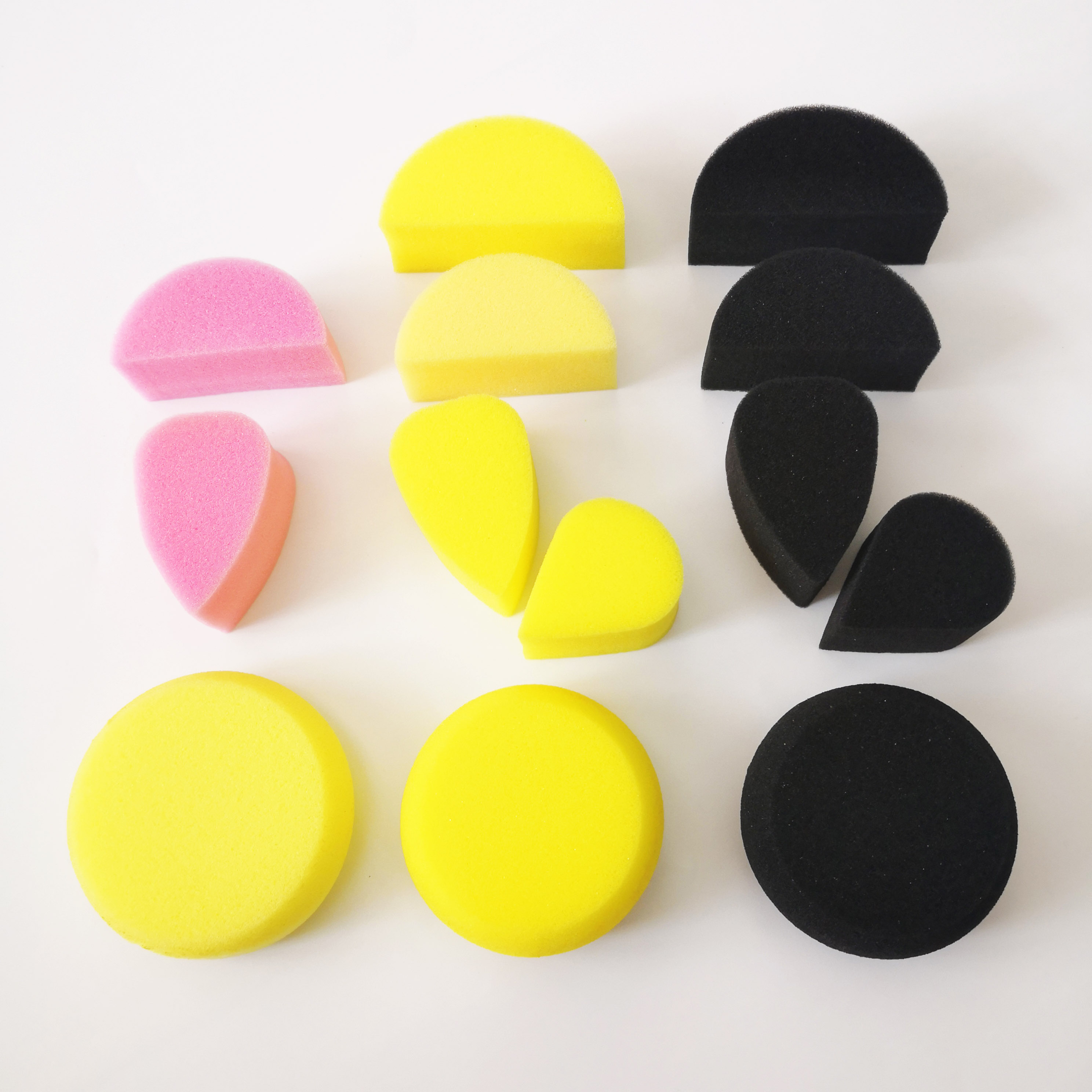 Best of Wholesale Halloween Makeup Beauty Custom Shape Square Face Painting Black Yellow Facial Sponge Reviews & Tips