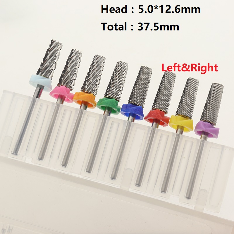 Best of Quality Left And Right 5In1 Tungsten Carbide Nail Drill Bit Milling Eletric Manicure Machine Equipment Cuticle Clean Burr Dental Reviews & Tips