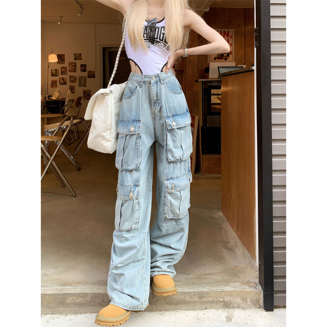 AMERI 新品♡BIG POCKET HIGH WAIST PANTS-