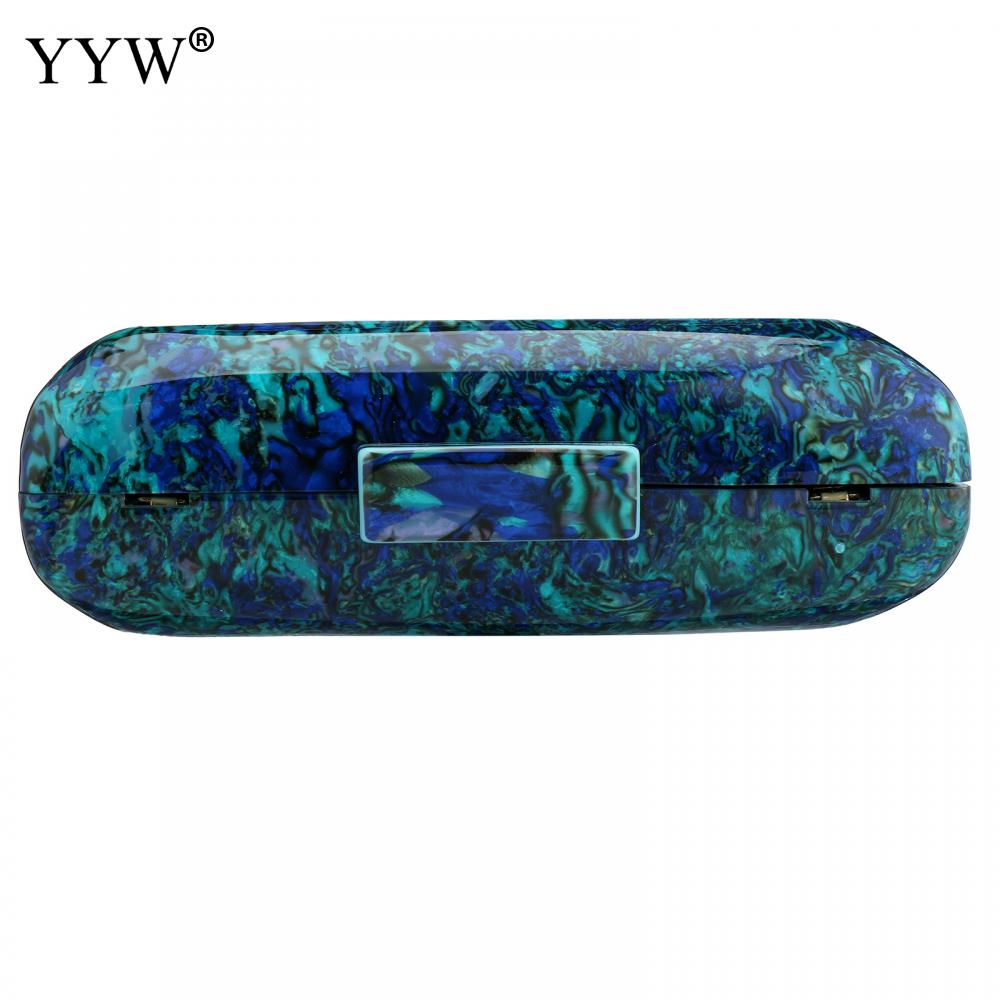 YYW Akryl Kvinnor Vintage Färgglad Marmor Prom Evening Clutch Bag Party Handväska Kvinna Casual Box Clutches Handväska_voghion.com