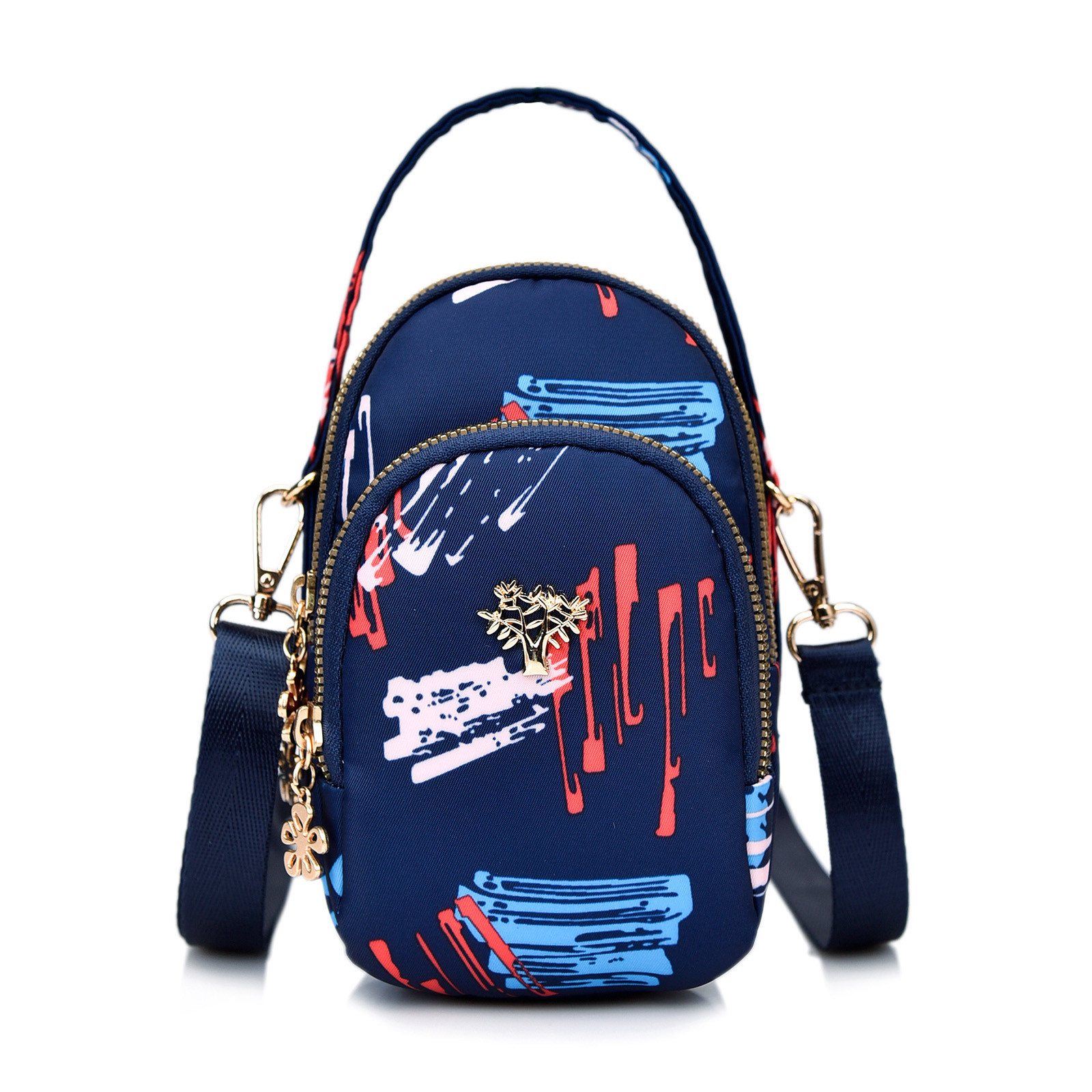 sacos de ombro pequenos náilon mulheres sacos de telefone móvel mini feminino mensageiro bolsa senhora carteira nova feminino crossbody saco em estoque