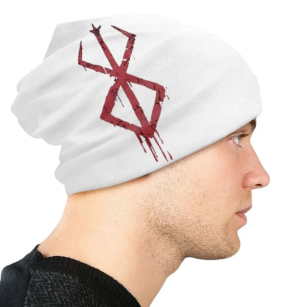 ALASANG Helloword Berserk Merch Winter Warm Beanie Knit Hat Cap for Unisex Black 