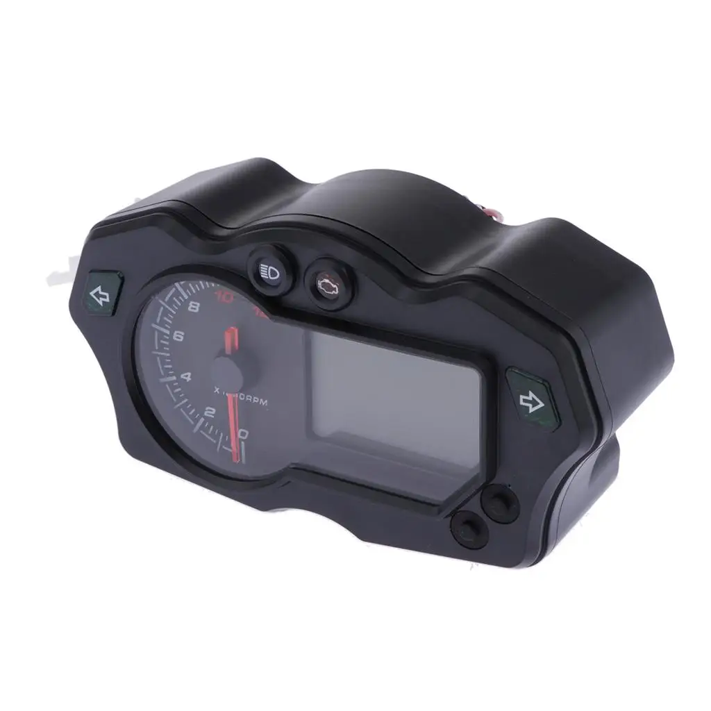 12000rpm Motorcycle LCD Digital Backlight   Meter