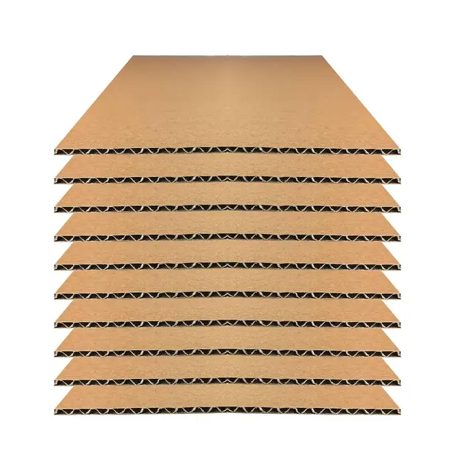 Corrugated Cardboard Sheets 105cm×55cm Extra Thick Cardboards Brown  Corrugated for Cat House Model Mailing Packaging Crafts Arts - AliExpress