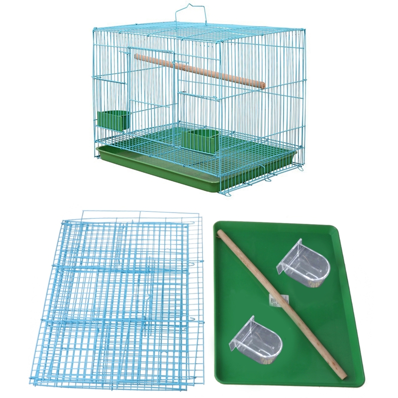 Title 2, Wire Rectangular Small Cage for Small Birds and...