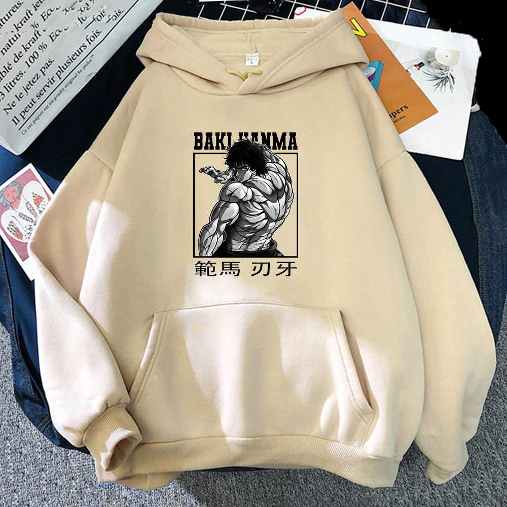 Baki Hanma Yujiro Gym Anime Hoodie Pump Cover