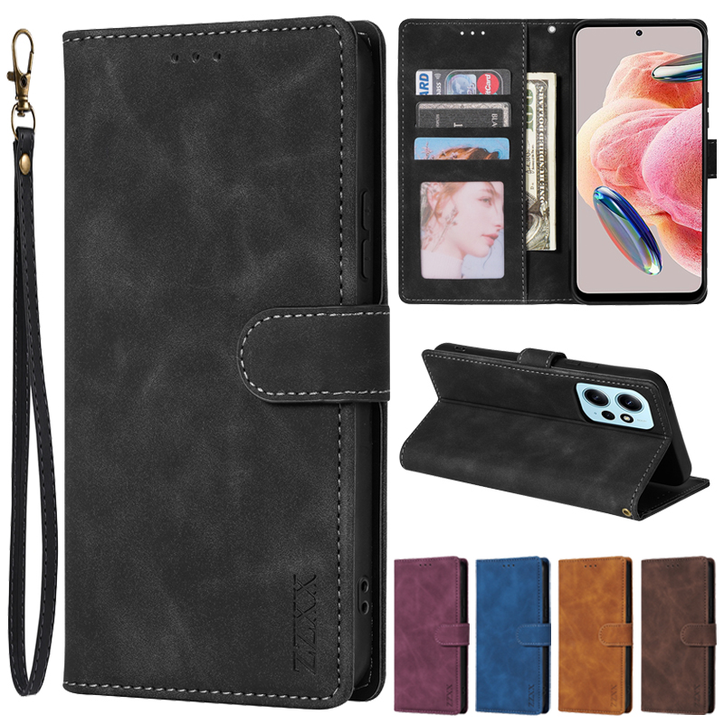 Brieftasche Karte Stehen Magnetische Flip Leder Fall Für Xiaomi Poco X7 X6 Pro X5 M5s C50 C40 X4 Pro M4 Pro X3 NFC F3 11T 12 Lite 12T – Detail 2