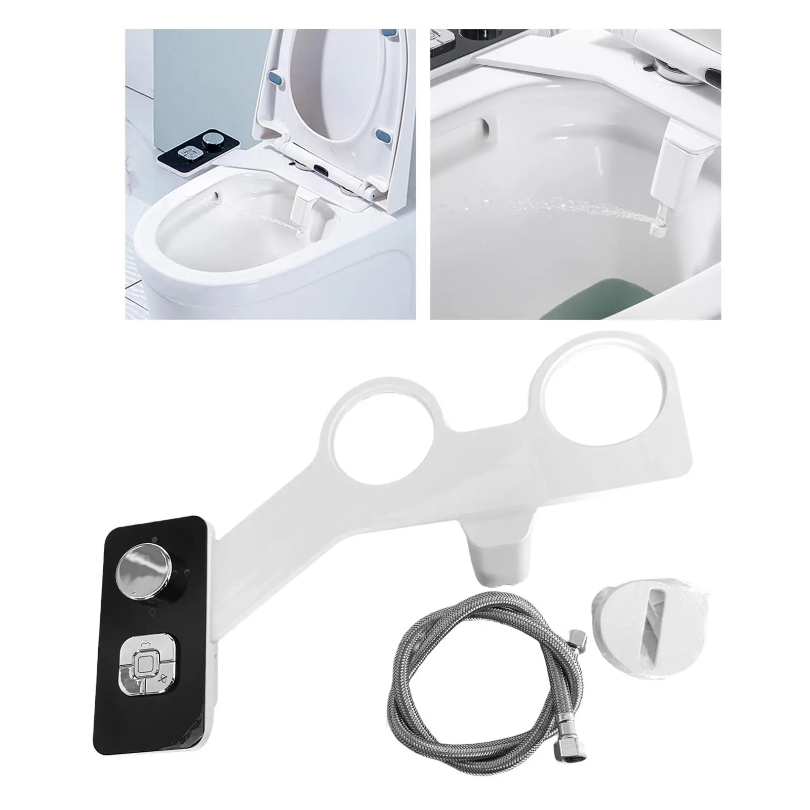 Bidet Toilet Seat Attachment  Adjustable Water Pressure for Toilet