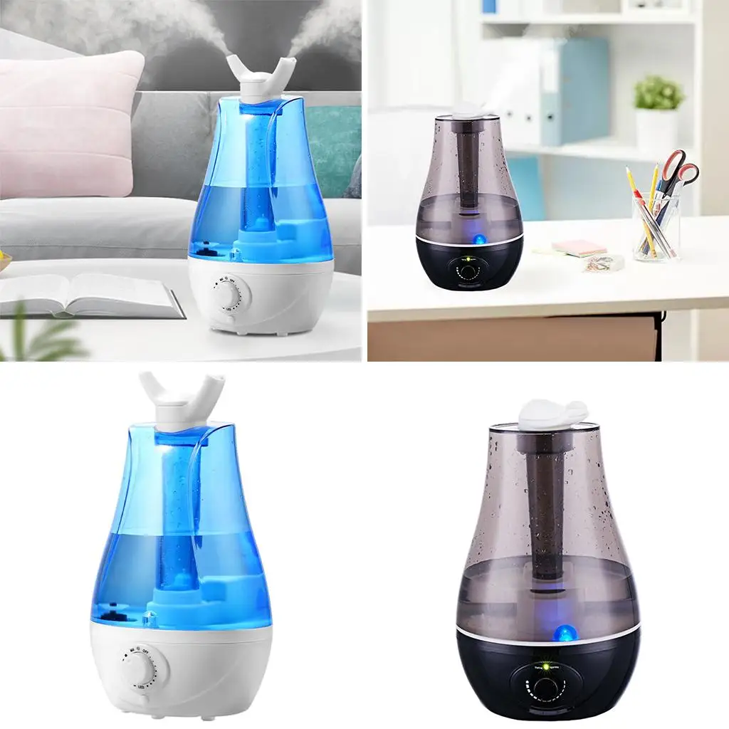 3L Water Tank Mist Humidifier Low Mist Settings for Large Room Office