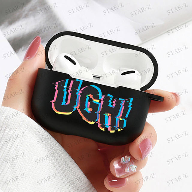 ☆韓国の人気☆【YOUKSHIMWON】☆Strap Airpods Cas.e☆ケース☆ Soft Balck Silicone Case for Airpods Pro 2 3 1 Hot Korean