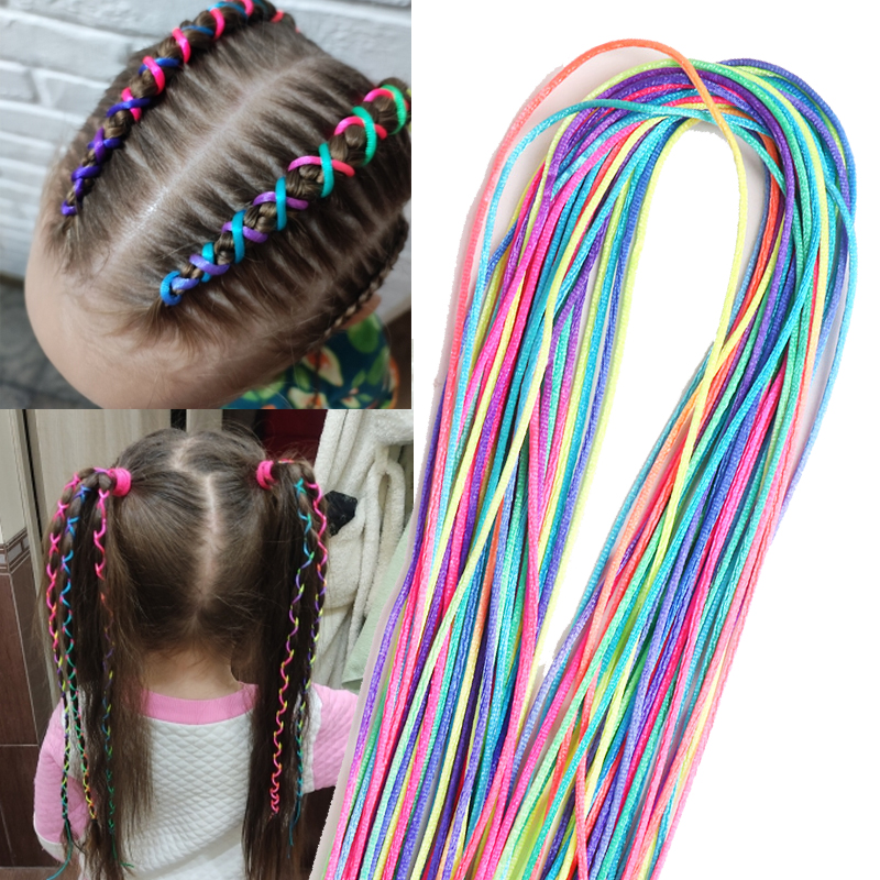 Best of 90cm Mix Colorful 4-30Pcs Hair Braids Rope Strands For African Braids Girls DIY Ponytail Braids Women Styling Hair Accessories Reviews & Tips