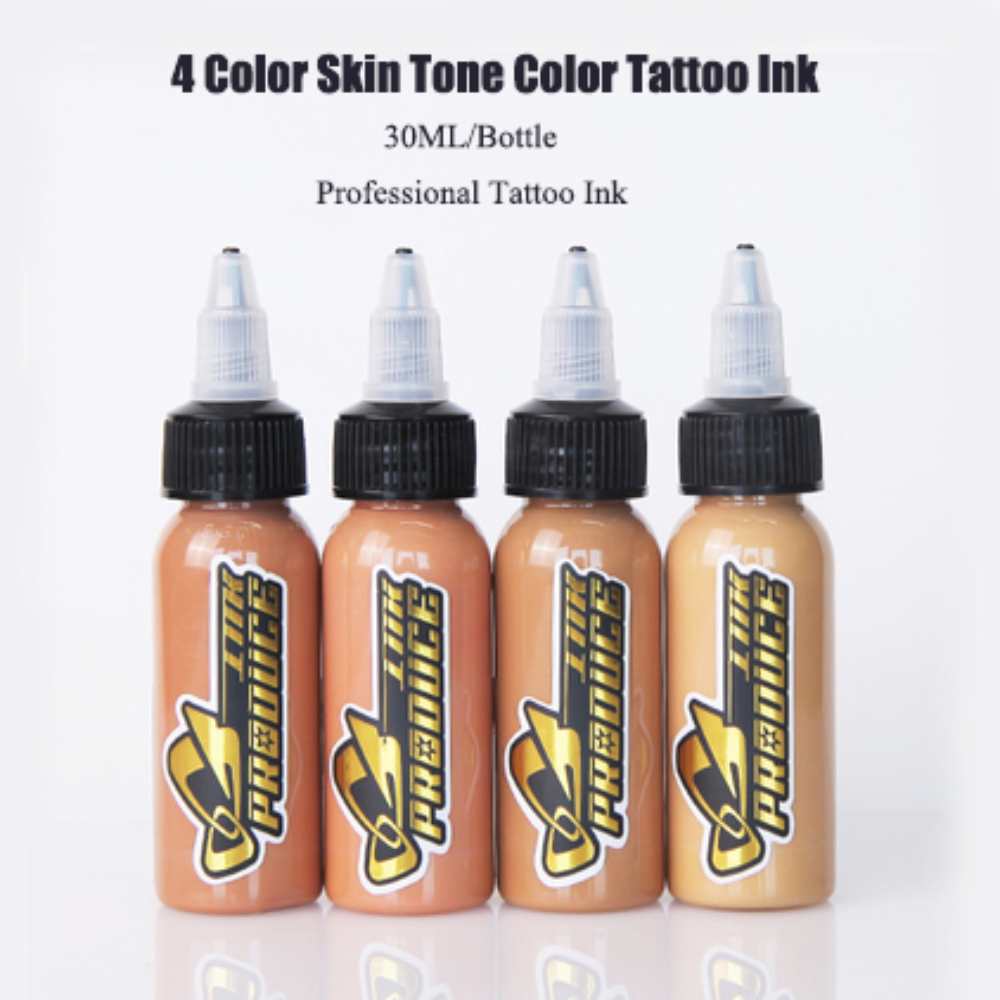 Best of 30ML Professional Tattoo Skin Covering Ink 4 Color Natural Body Art Permanent Makeup Easy Coloring Pigment For Tattoo Artist Reviews & Tips