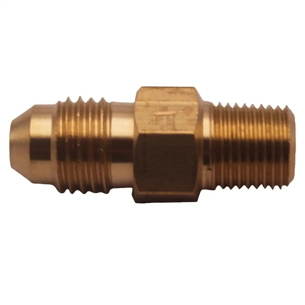 New Brass Fitting Oil Gas Adapter Male 4AN 1/8