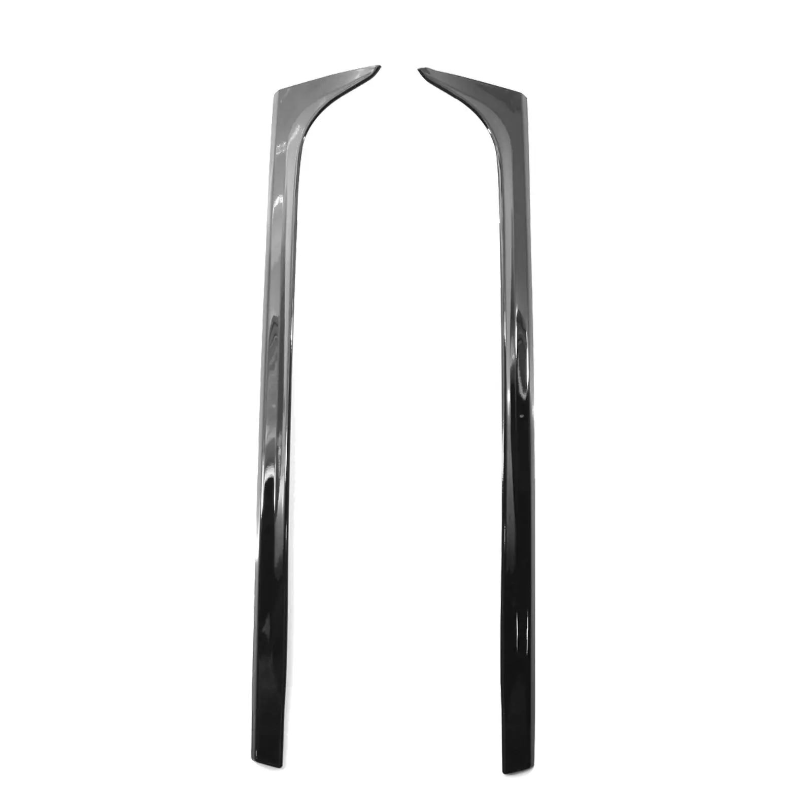 Rear Window Spoiler Wing of Side Trim Gloss Black ABS for MK5 2011-2017