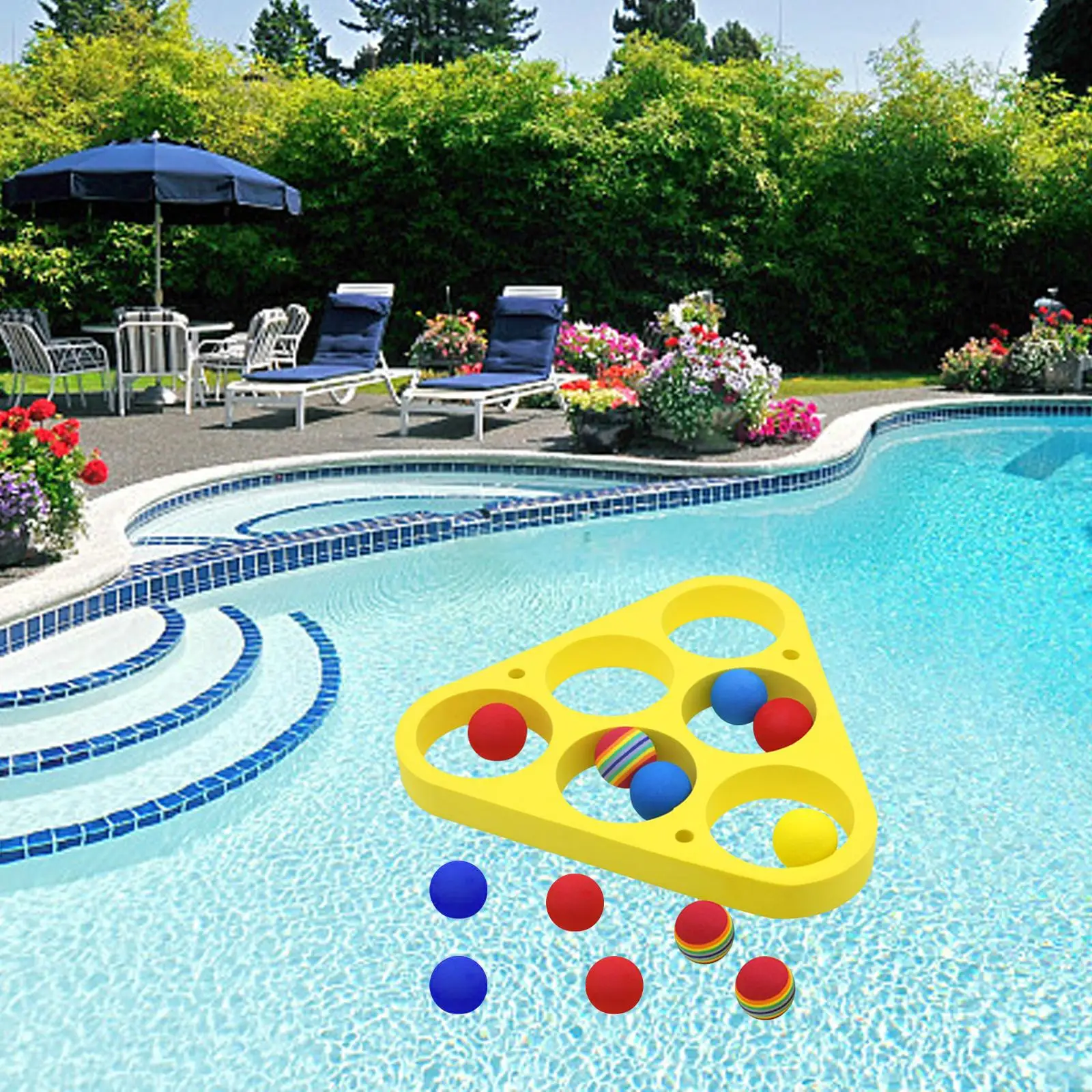 Floating Pool Game Toss Games Set Fun Activities Educational Water Sports