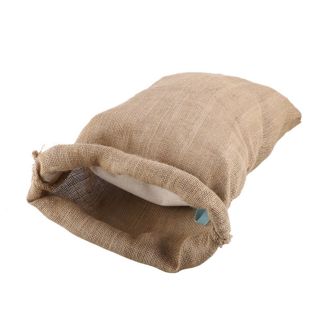 Lot De 2 Sacs En Jute Réutilisables - Avec Cordon De Serrage - Capacité 50 Kg - Pour Pommes De Terre, Légumes, Déchets Verts