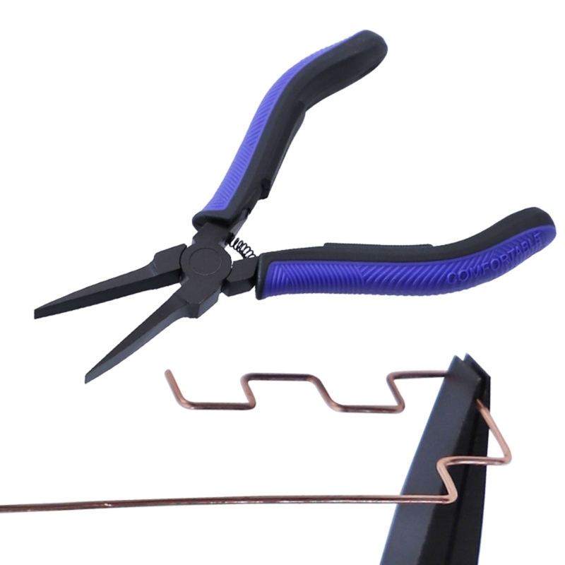 Multifunction Toothless Flat Nose Pliers Thin Flat Nose Tongs For Electronic Jewelry Making DIY Manual Pliers for Jewelry Repair