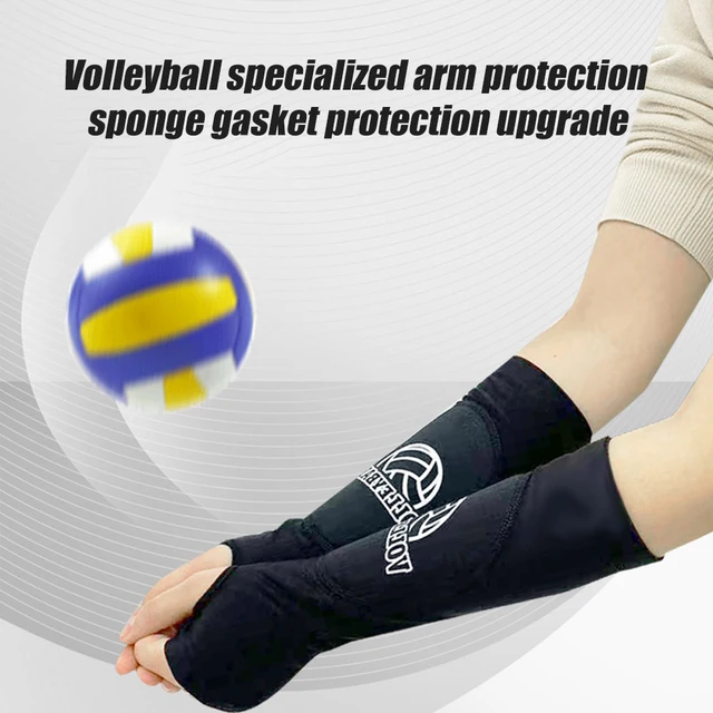 Manguitos de voleibol, acolchado protector extendido para golpear los  antebrazos al jugar voleibol : : Moda