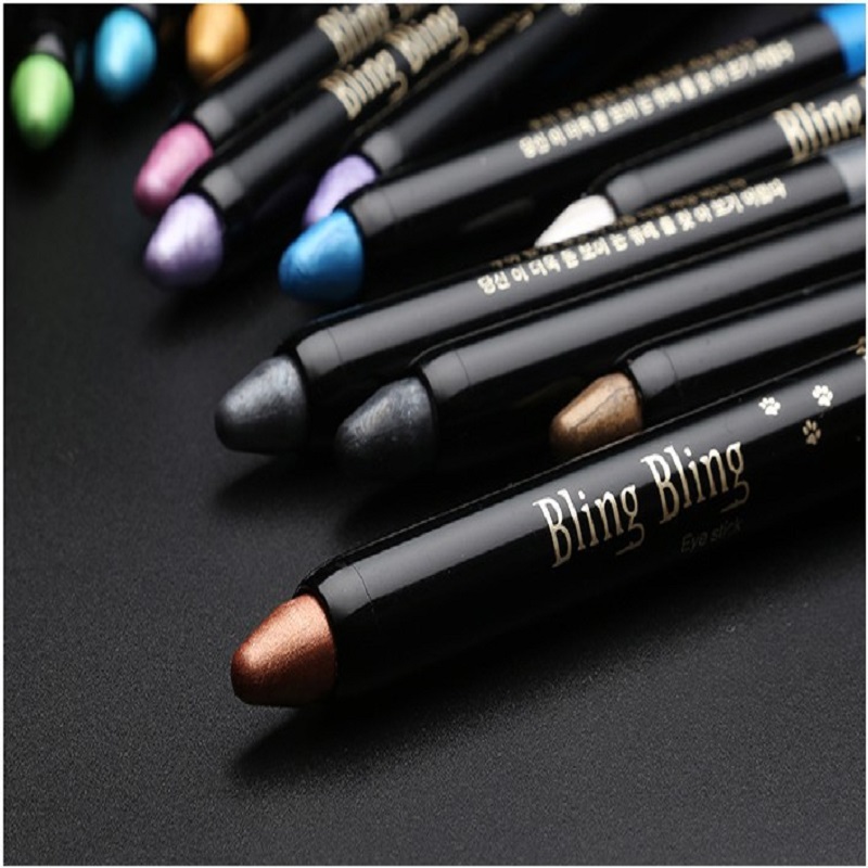 Best of Pearlescent Glitter Eyeshadow Pen Eye Shadow Pencil Waterproof Matte Cream Nude Eye Makeup Pigment Silkworm Eyeliner Shadow Pen Reviews & Tips - Image 6