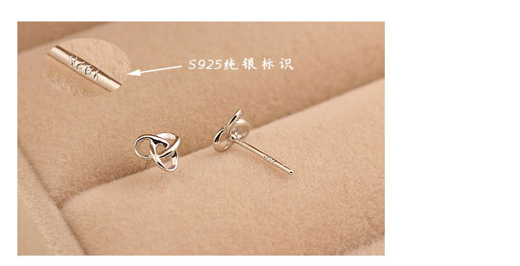 REETI Geometrische Stud Ohrring 925 Sterling Silber Ohrringe Für Frauen Geschenk Sterling-silber-schmuck – Detail 1