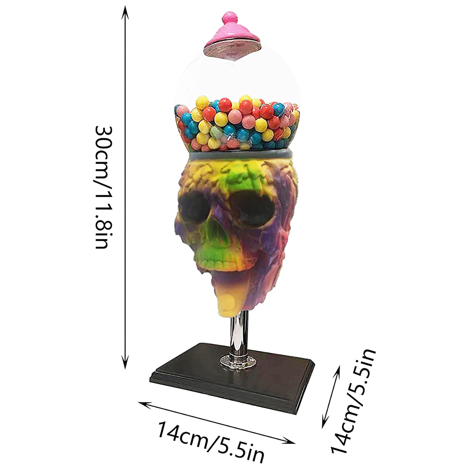 Детская машина для производства пузырей, машина для конфет с черепом,  детский подарок, Женский Декор для дома, коробка для хранения монет, конфет  на Хэллоуин | AliExpress