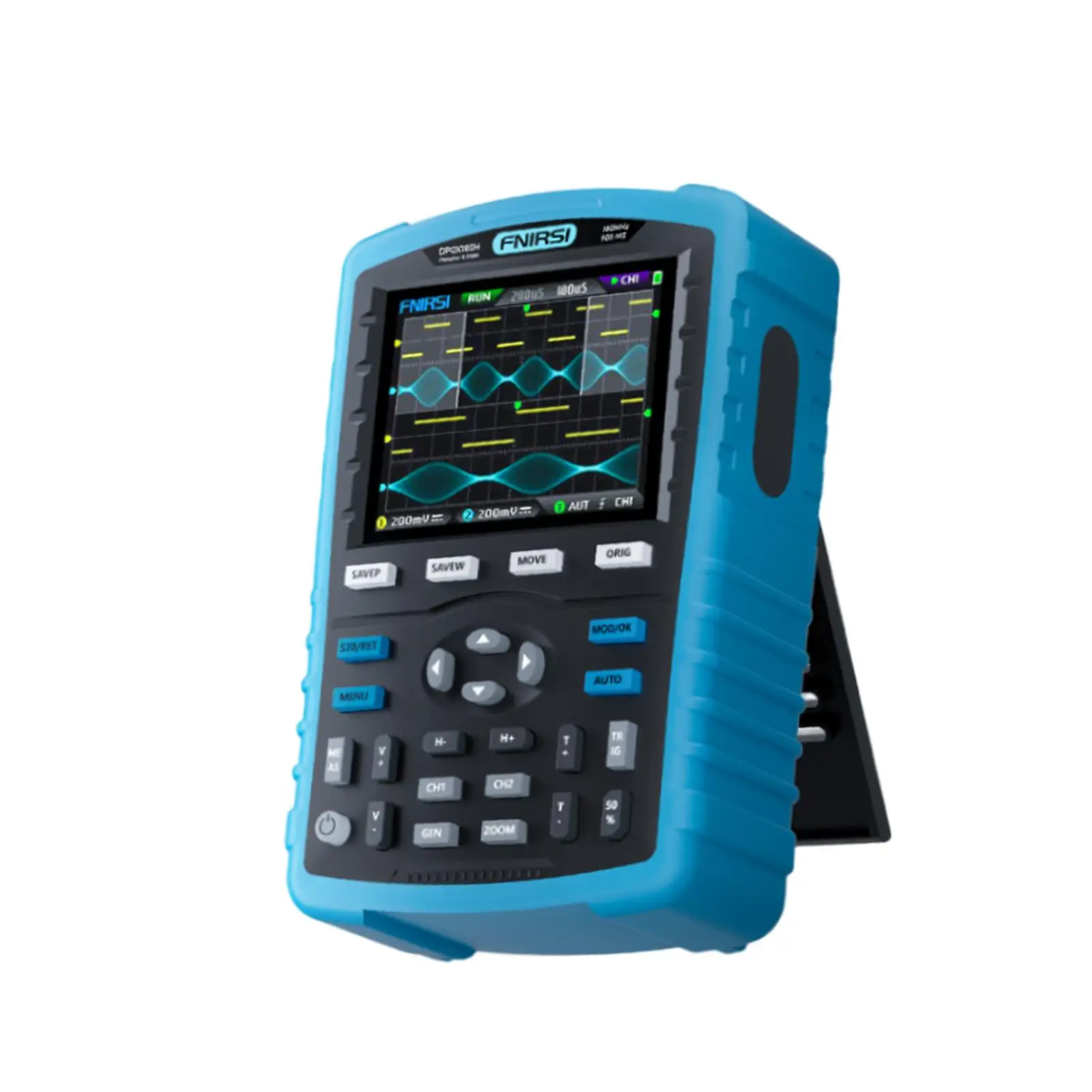Handheld Oscilloscope Multimeter 180MHz with LED Backlit Screen Professional