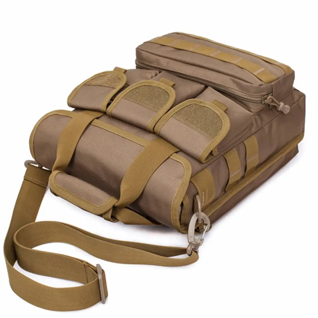 Waterproof Fishing Bag Tackle Storage Hiking Travel Waist Shoulder 