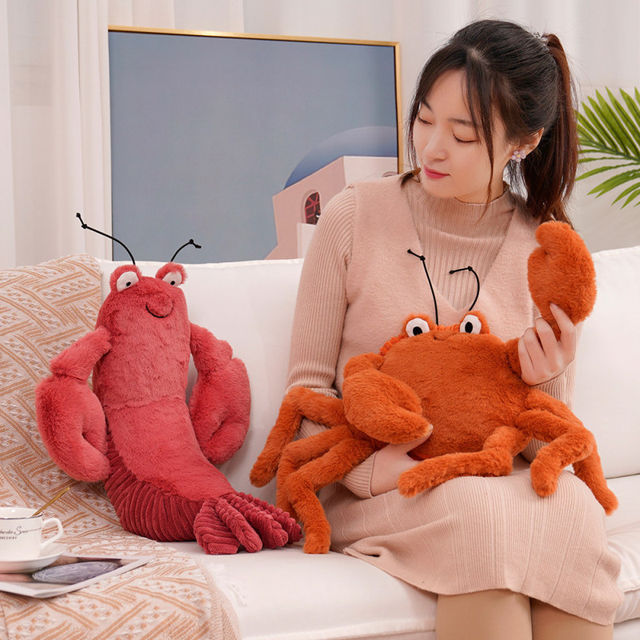 4 Colors Decoration Crab purchases Plush Toys