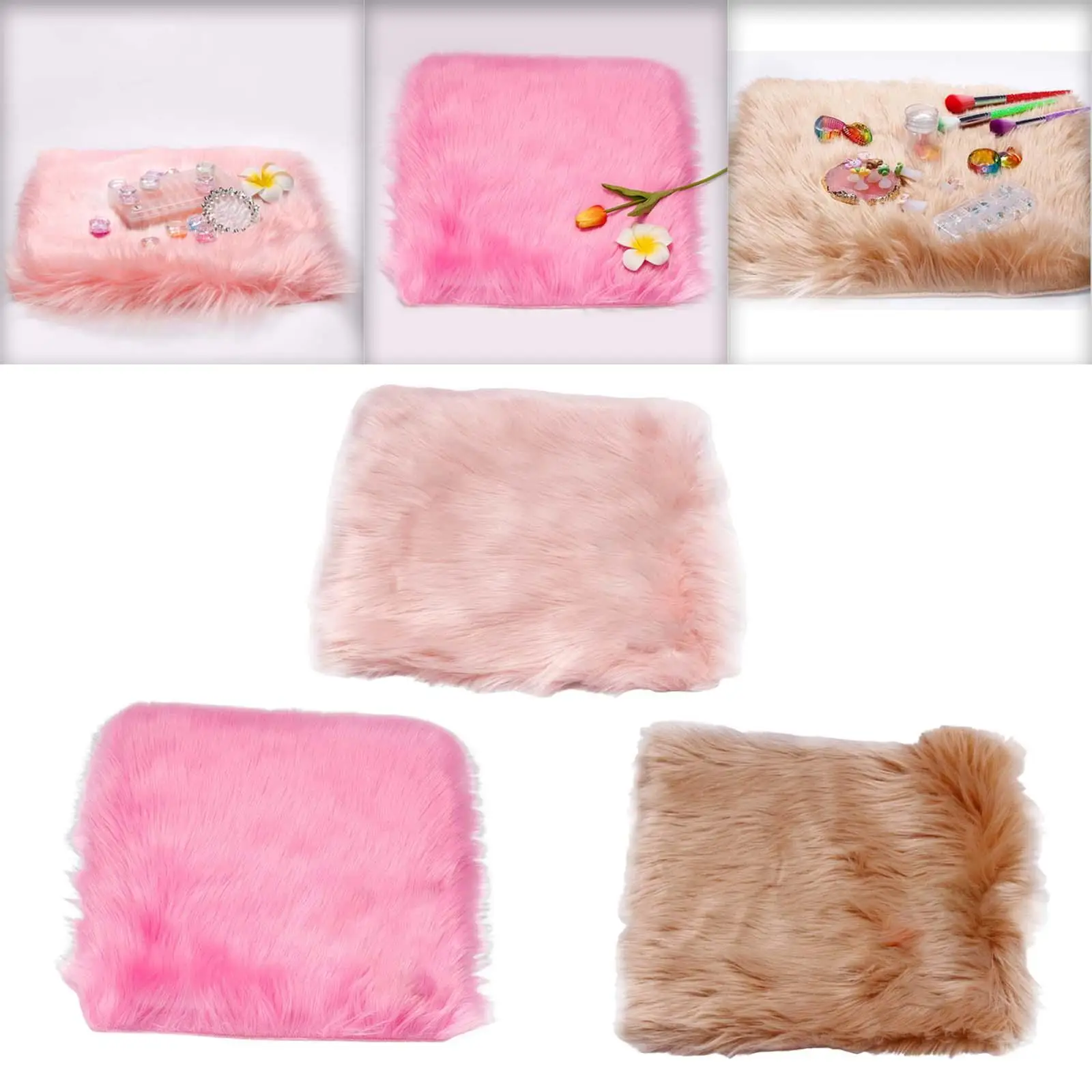 Plush Nail Photo Background 15inch Photo Props for Seat Pad Watches Ornaments
