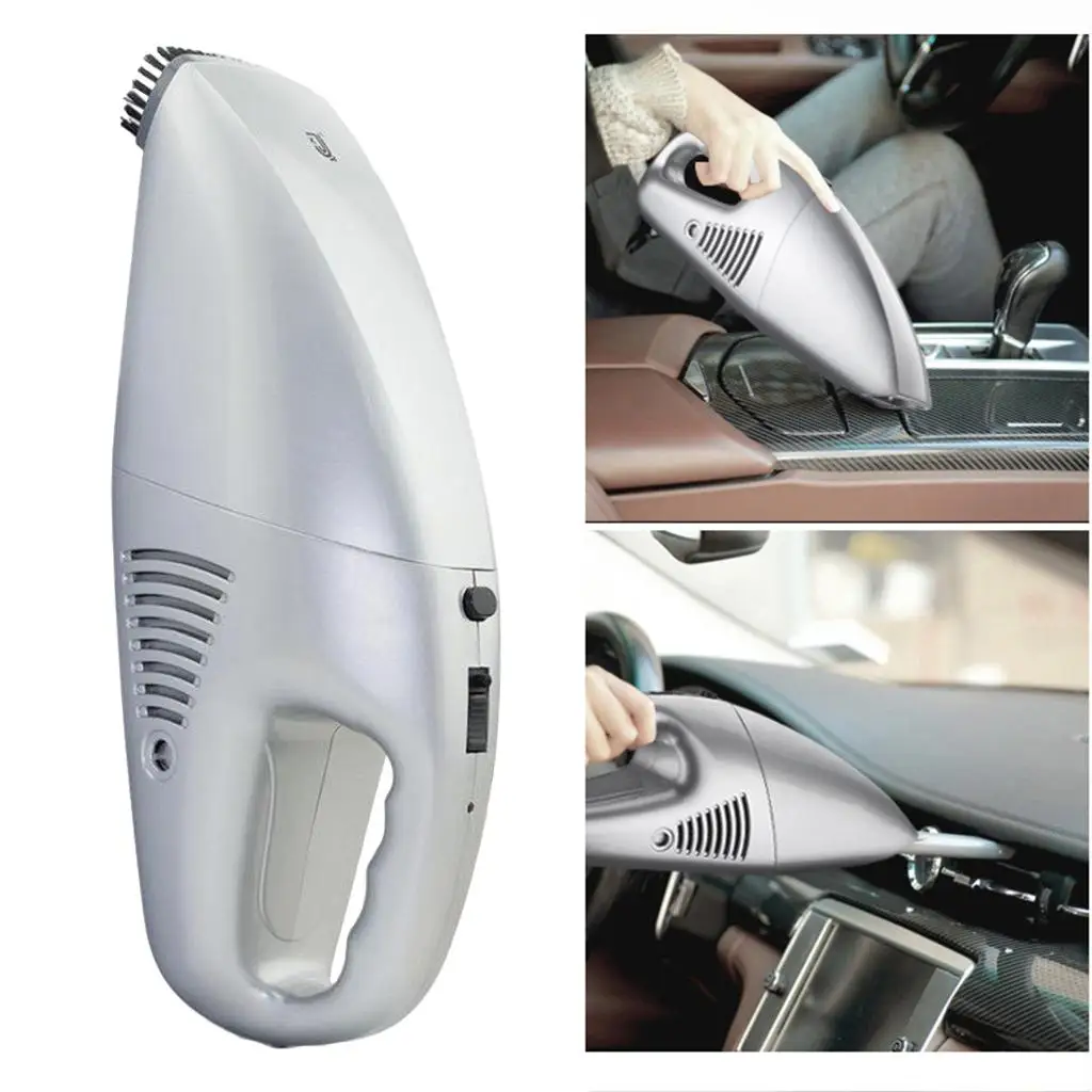Cordless Car Vacuum Cleaner Wet Dry Duster Low Noise Portable For Auto