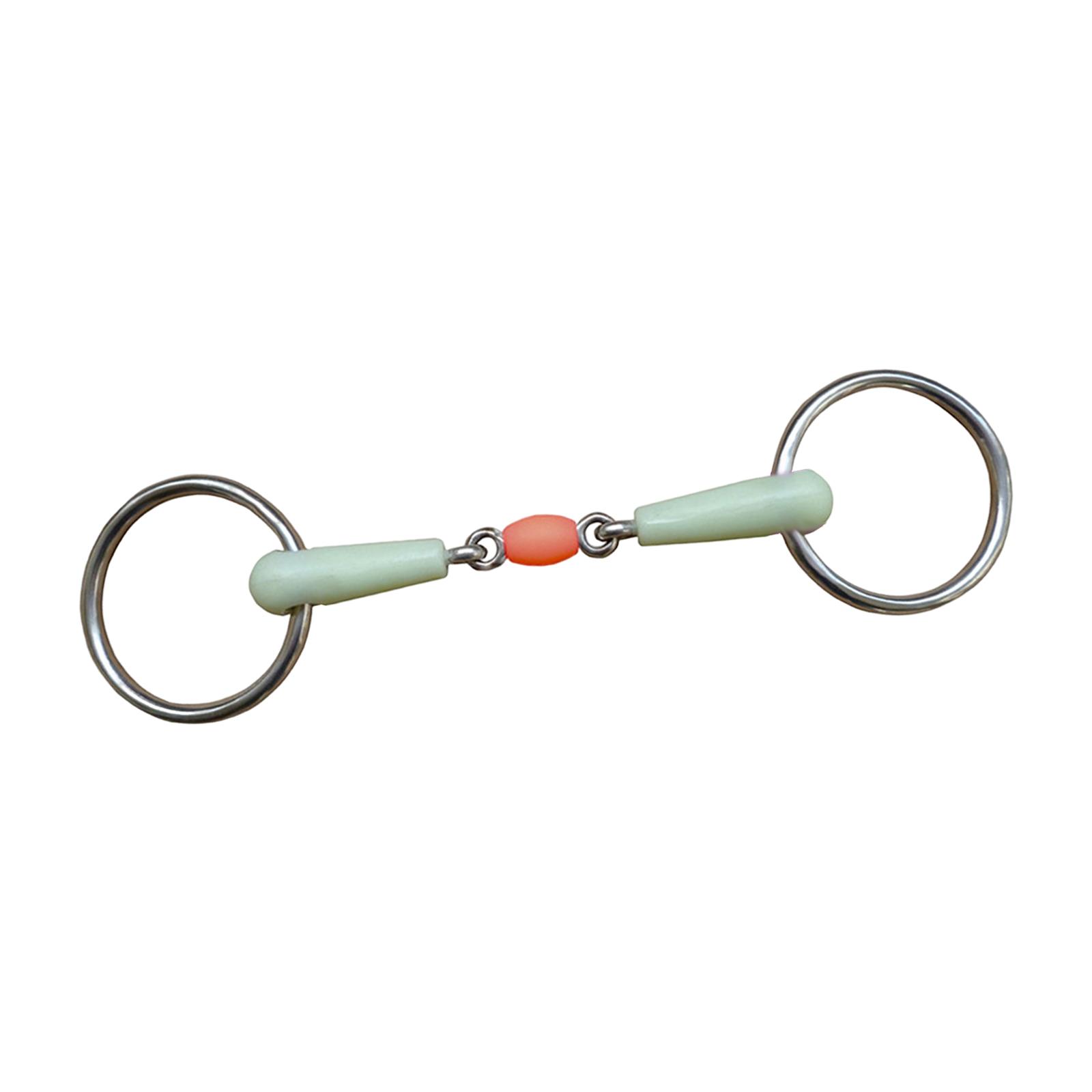 Professional Horse Mouth Bit Flavor Round Hollow for Training Cheek Horse Chewing