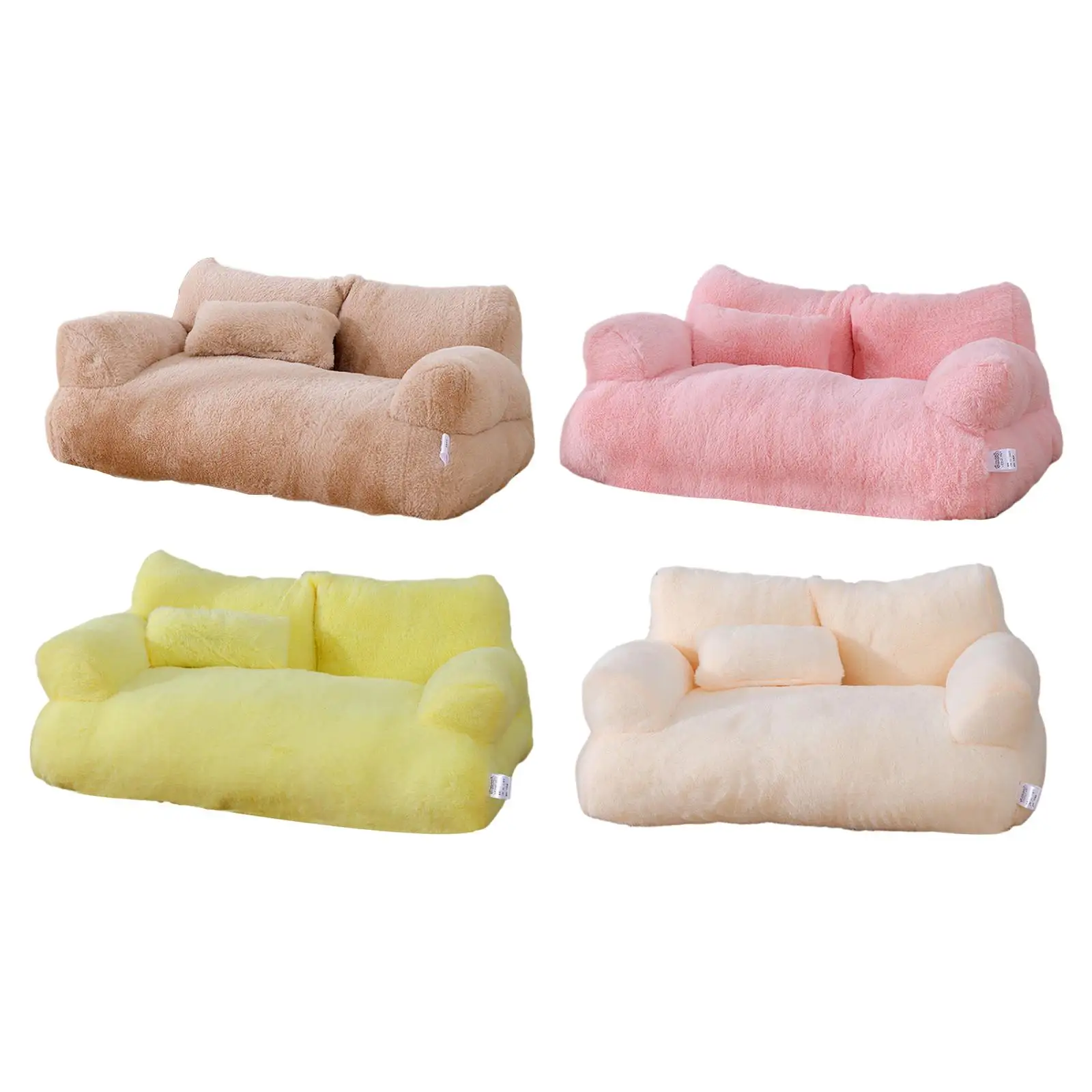 Cat Sofa Couch Pet Bed Nonslip Bottom Puppy Kennel Comfortable Pet Sofa Cat Sleeping Bed Dog Couch for Cats and Small Dogs