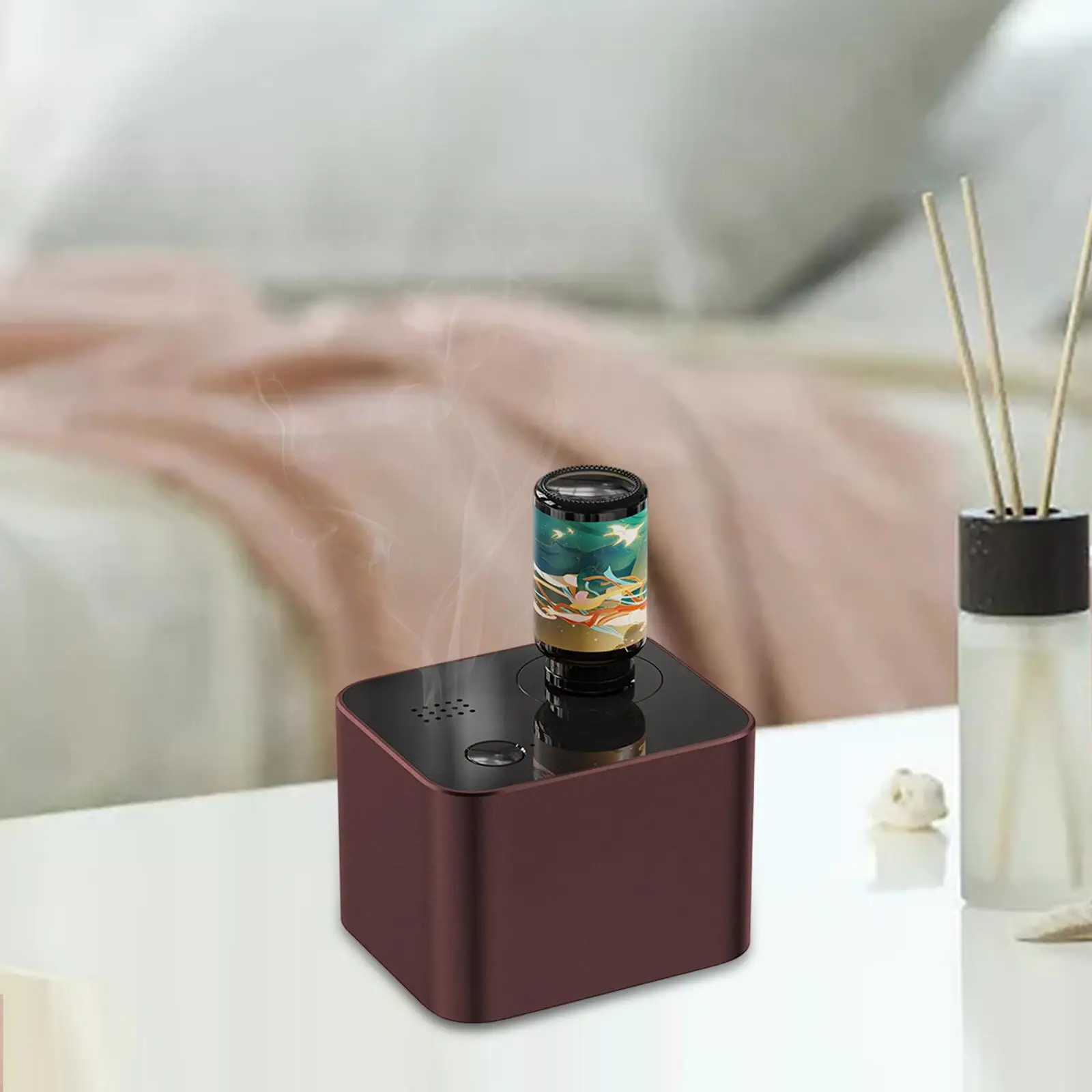 Essential Oil Diffuser Decorative Portable Fragrance Machine for Bedroom SPA