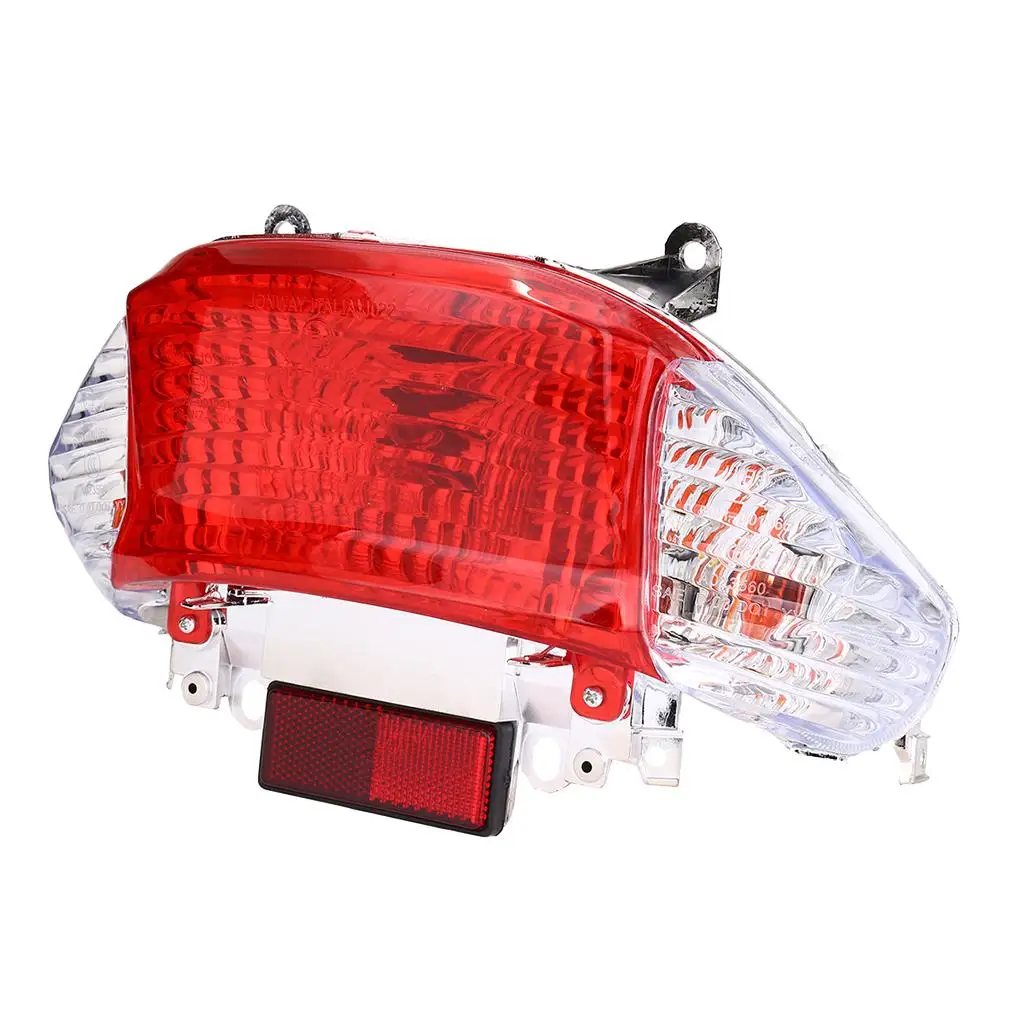  Bike LED Tail Light Waterproof Taillight Rear Lamp Safety Warning Brake Lamp for 50cc GY6 Scooter