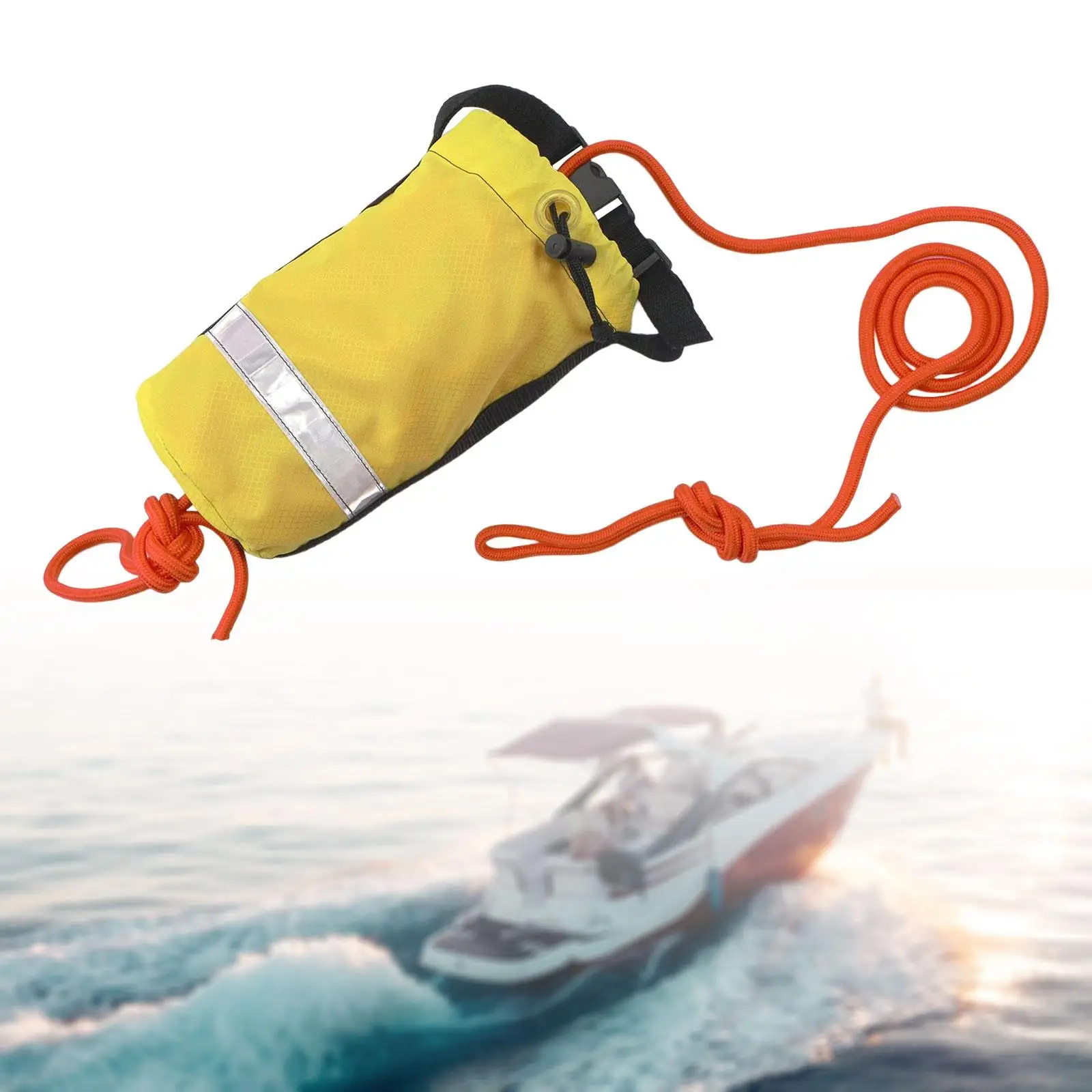 Rescue Throw Bag Flotation Device Floating Rope for Swimming Boating Safety Equipment