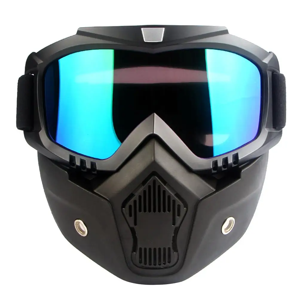 Motocross Goggles Bike Anti Fog Windproof Dustproof Glasses Shield Protector