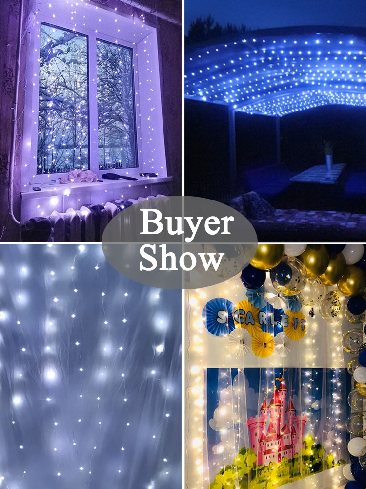 USB Festoon String Light Fairy Garland Curtain Light Christmas Light Christmas Decor For Home Ramadan Decorative New Year Lamp