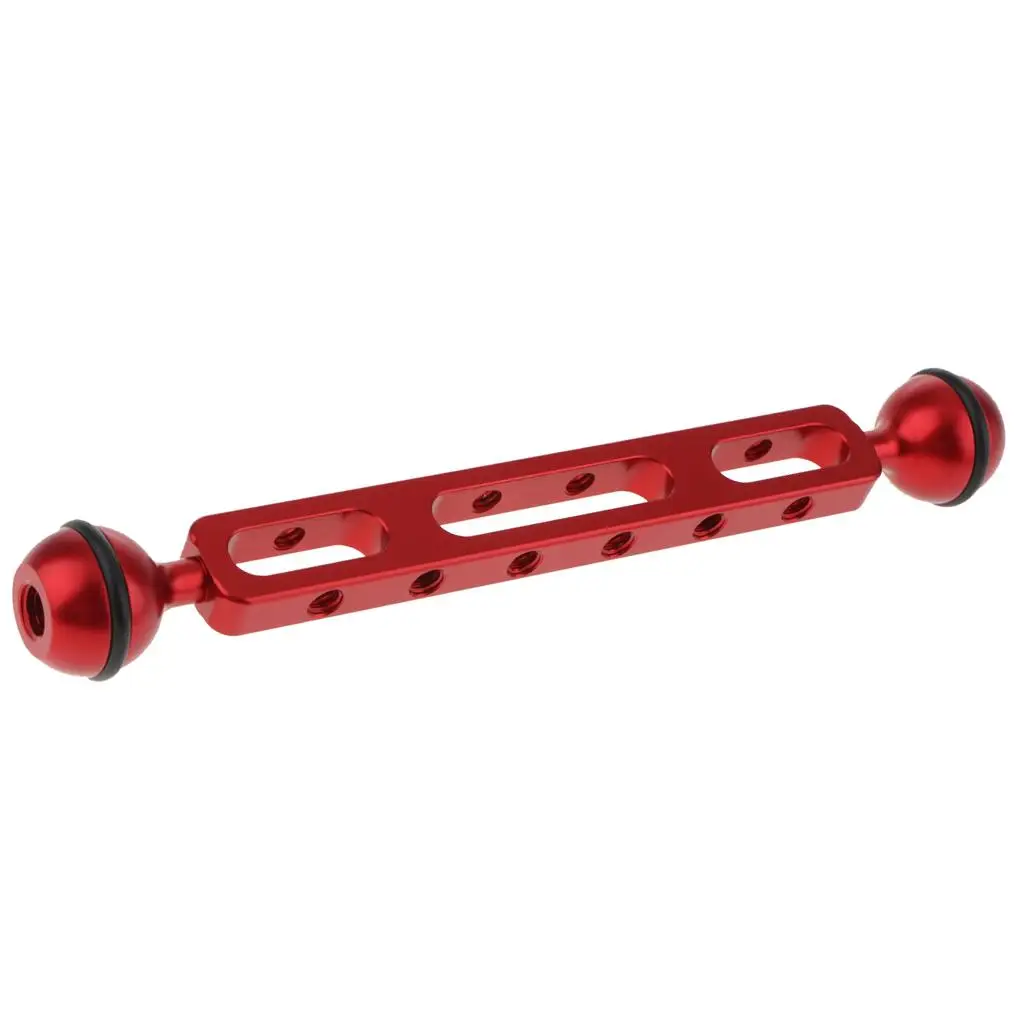 1 Piece Red Dual Ball Joint Extension Arm Connector Clamping Bracket for