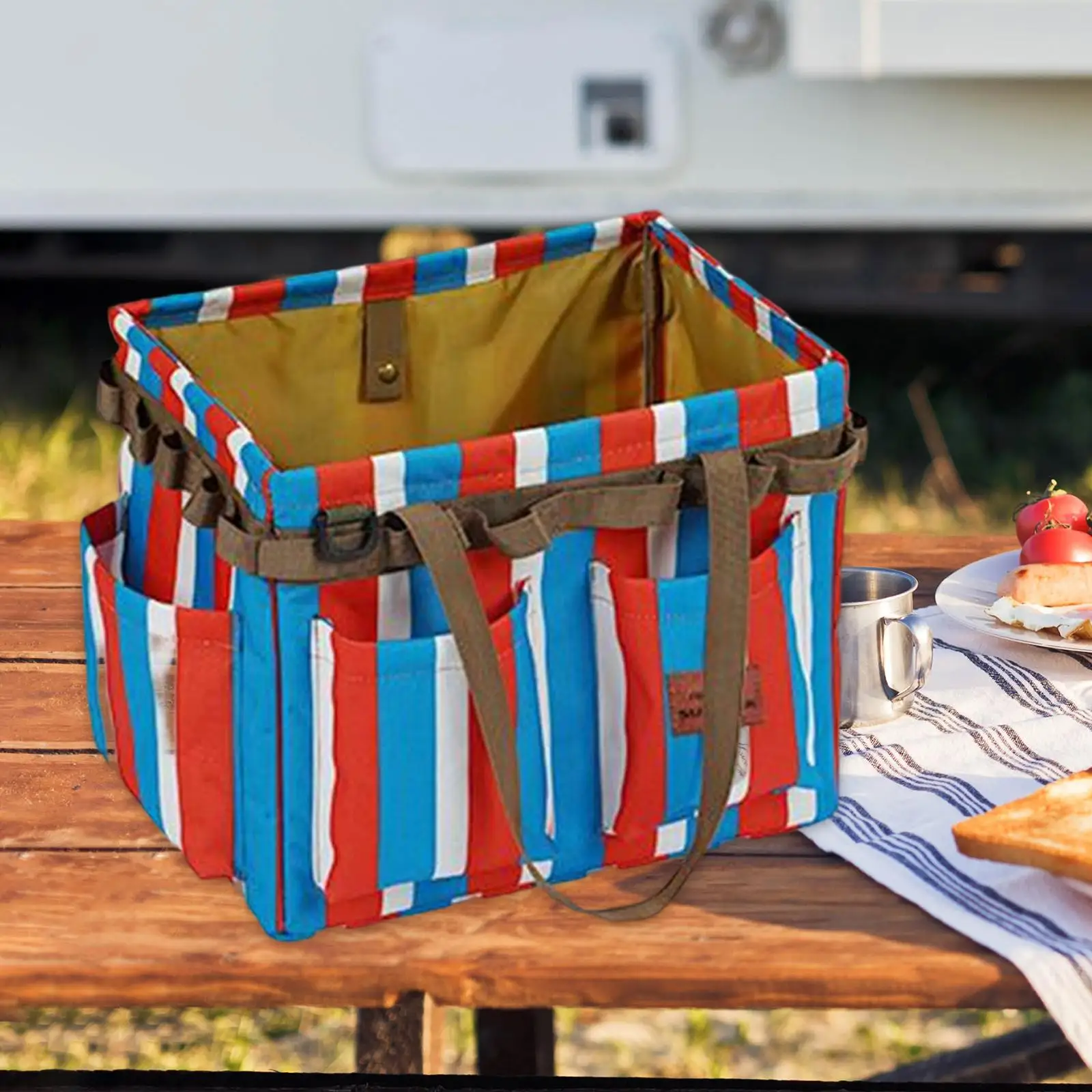 Reusable Utility Tote Tool Organizer Cooking Barbecue Camping Storage Bag